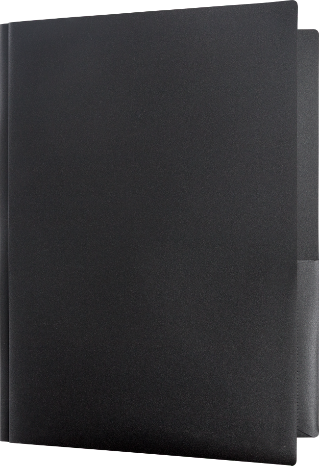 9 x 12 Plastic Pop with Clasp Folders - 6 Pack - Assorted Professional