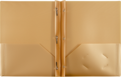 9 x 12 Plastic Pop with Clasp Folders - 6 Pack - Assorted Professional
