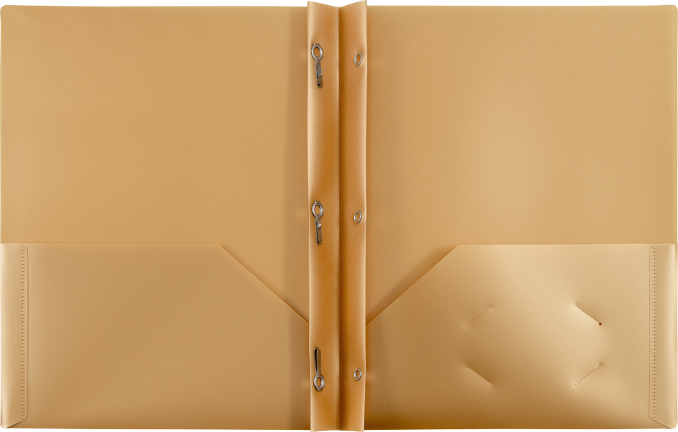 9 x 12 Plastic Pop with Clasp Folders - 6 Pack - Assorted Professional