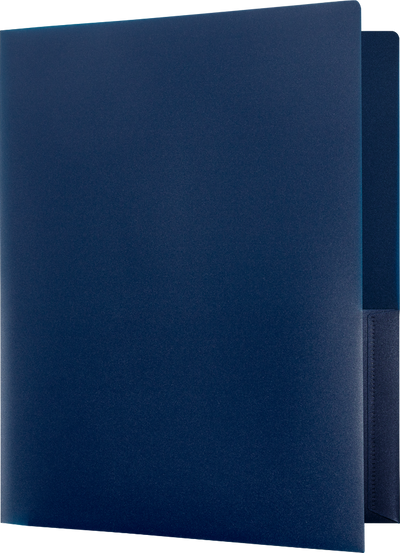 9 x 12 Plastic Pop Folders - 6 Pack - Assorted Professional