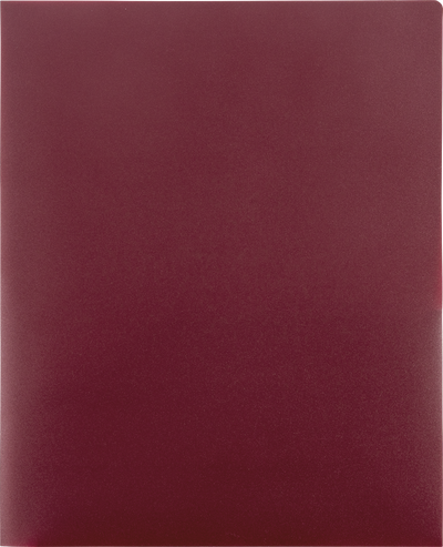 9 x 12 Plastic Pop Folders - 6 Pack - Assorted Professional