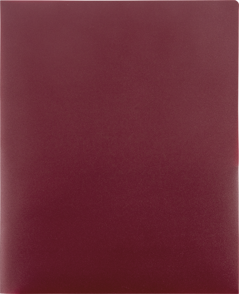 9 x 12 Plastic Pop Folders - 6 Pack - Assorted Professional