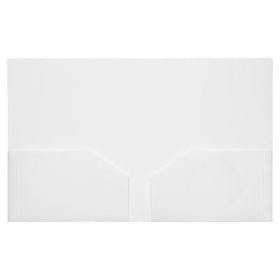 Assorted Business 9 x 12 Plastic Heavy Duty Folders - 6 Pack
