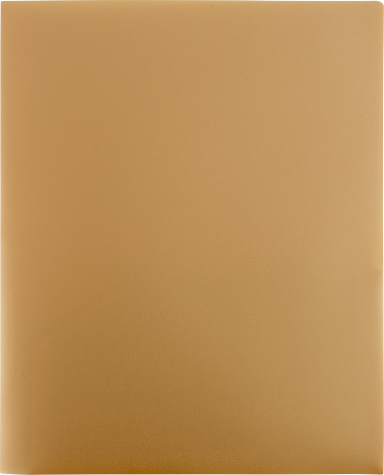 9 x 12 Plastic Heavy Duty Folders - 6 Pack - Assorted Professional