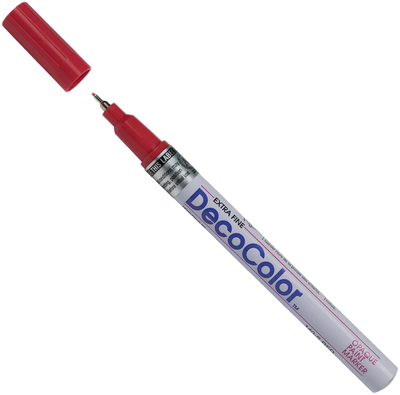 Red Opaque Extra Fine Line Paint Marker