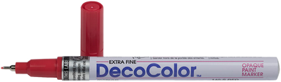 Red Opaque Extra Fine Line Paint Marker