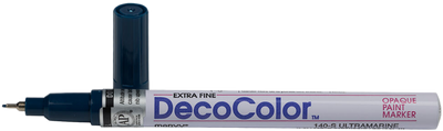 Ultramarine Opaque Extra Fine Line Paint Marker