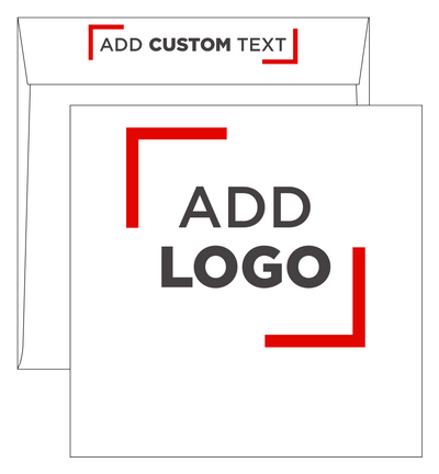 White 28lb 10 x 10 Square Envelopes