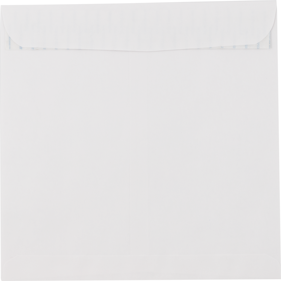 11 1/2 x 11 1/2 Square Envelopes with Peel & Seal - White 28lb