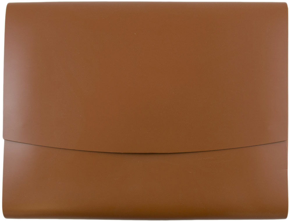 Brown 10 x 13 Leather Portfolios with Snap