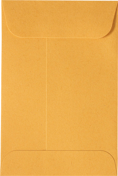 Brown Kraft 28lb #4 Coin Envelopes (3 x 4 1/2) with Peel & Seal