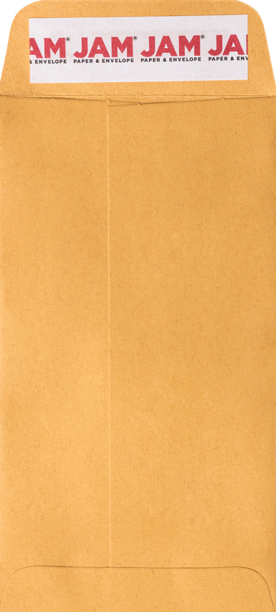Brown Kraft 28lb #7 Coin Envelopes (3 1/2 x 6 1/2) with Peel & Seal