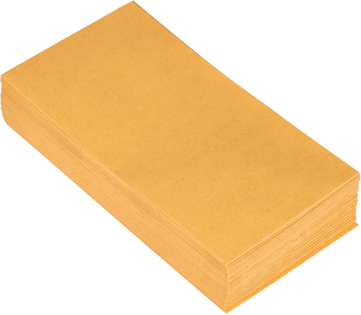 Brown Kraft 28lb #7 Coin Envelopes (3 1/2 x 6 1/2) with Peel & Seal
