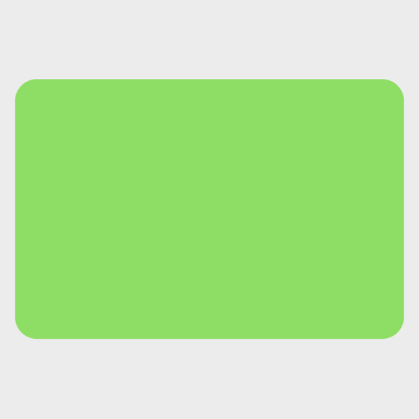 Neon Green Rectangle Labels 1 1/2 x 2 1/4 Inch - Smooth - Envelopes