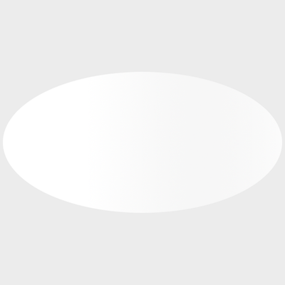 White Glossy 1 1/4 x 2 1/2 Inch Roll of Oval Labels