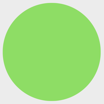 Neon Green 1 3/4 Inch Roll of Circular Round Labels - Bright Adhesive