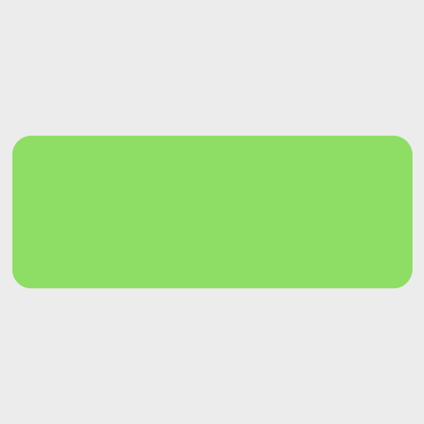 1 x 2 5/8 Inch Roll of Rectangle Labels - Bright Adhesive - Neon Green ...
