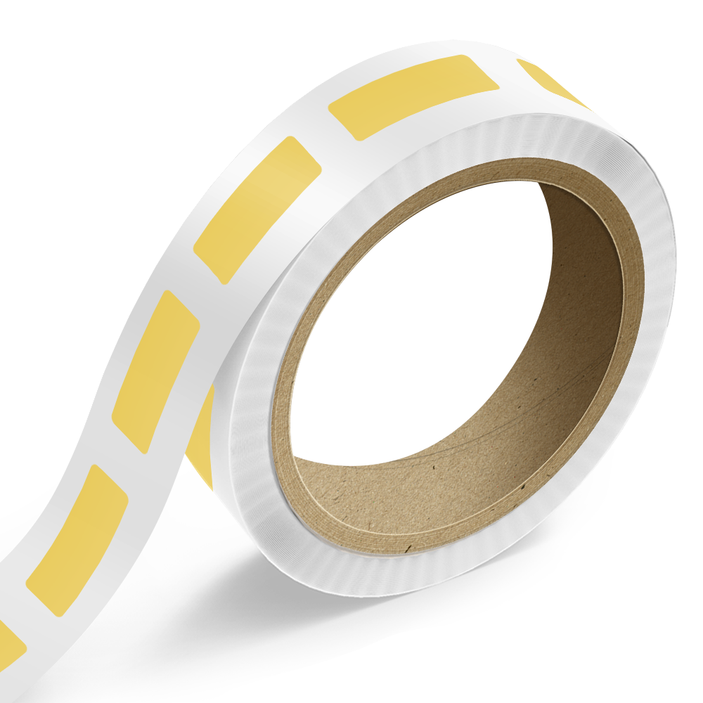 Matte Gold Foil 1 x 3 Inch Roll of Rectangle Labels - General Durable
