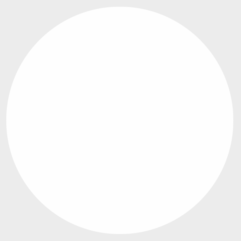 White 1 Inch Roll of Circular Round Labels - Tear Resistant with High Gloss Film Layer