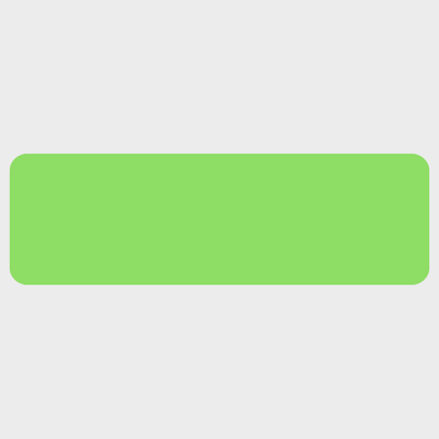 Neon Green 15/16 x 3 Inch Roll of Rectangle Labels - Bright Adhesive