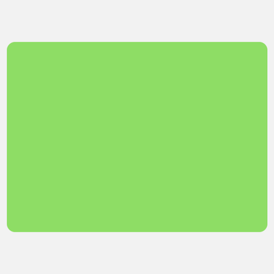 Neon Green 2 15/16 x 4 Inch Roll of Rectangle Labels - Bright Adhesive