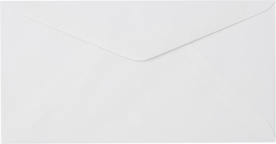White 24lb #7 3/4 Monarch Envelopes (3 7/8 x 7 1/2)