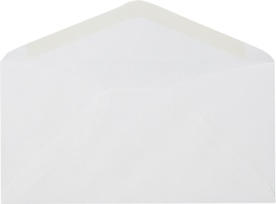 White 24lb #7 3/4 Monarch Envelopes (3 7/8 x 7 1/2)