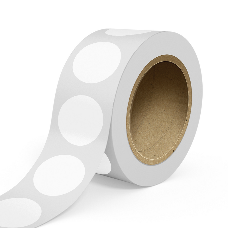 Clear Polyester Round Outdoor Labels - 3 Inch - Envelopes