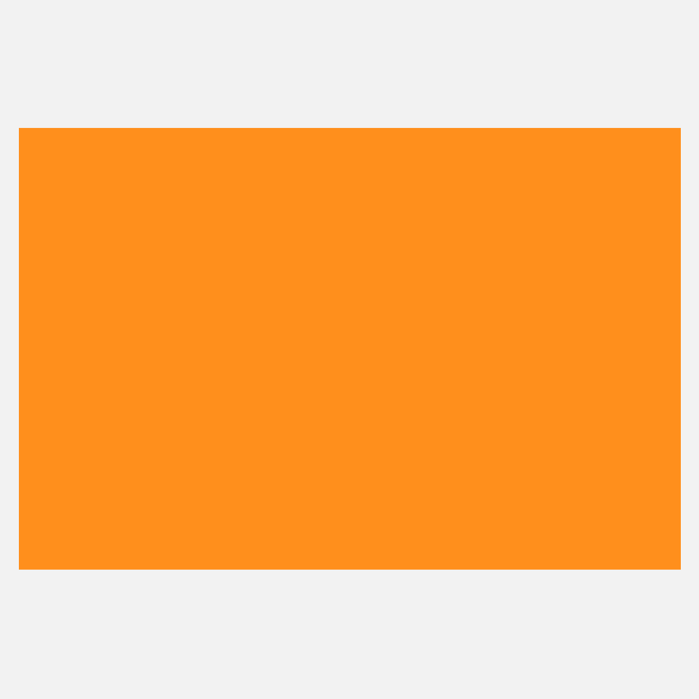 Neon Orange 4 x 6 Inch Roll of Rectangle Labels - Bright Adhesive