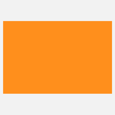 Neon Orange 4 x 6 Inch Roll of Rectangle Labels - Bright Adhesive