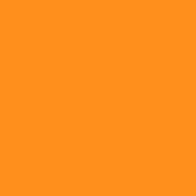 Neon Orange 6 Inch Roll of Circular Round Labels - Bright Adhesive