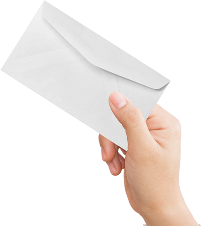 White 24lb #7 Regular Envelopes (3 3/4 x 6 3/4)