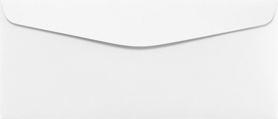 White 24lb #9 Regular Envelopes (3 7/8 x 8 7/8)