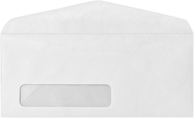 White 24lb #11 Window Envelopes (4 1/2 x 10 3/8)