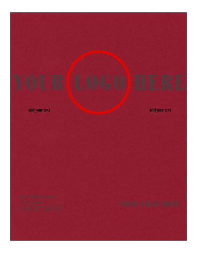 Garnet Dark Red 100lb 8 1/2 x 11 Cardstock