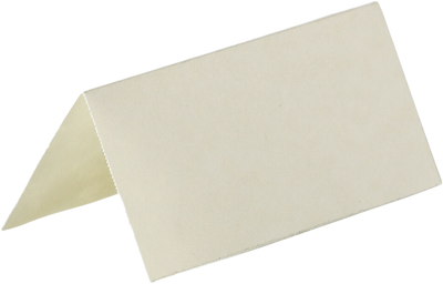 White Parchment 3 3/4 x 1 3/4 Printable Place Cards