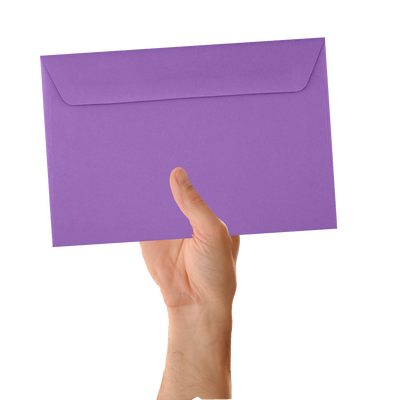 Violet Grape Purple 28lb 6 x 9 Booklet Envelopes