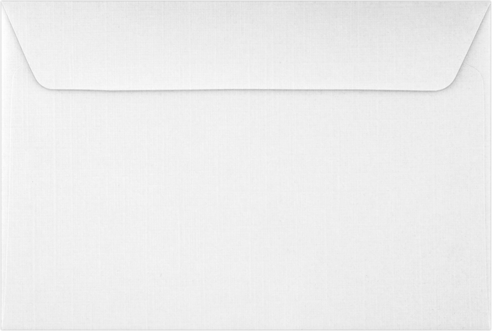 White Linen 32lb 6 x 9 Booklet Envelopes