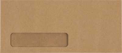 Grocery Bag 28lb #10 Window Envelopes (4 1/8 x 9 1/2)