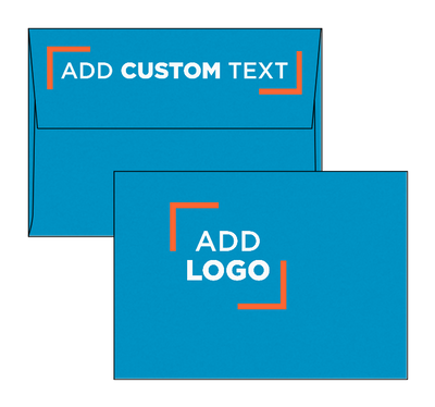 Bright Blue 24lb A1 Invitation Envelopes (3 5/8 x 5 1/8) with Peel & Seal