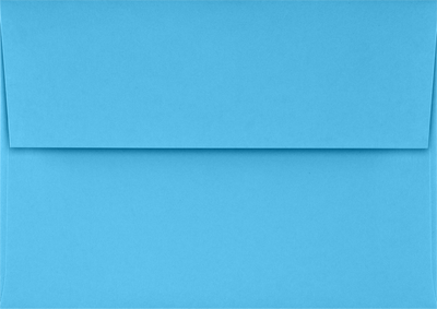 Bright Blue 24lb A1 Invitation Envelopes (3 5/8 x 5 1/8) with Peel & Seal