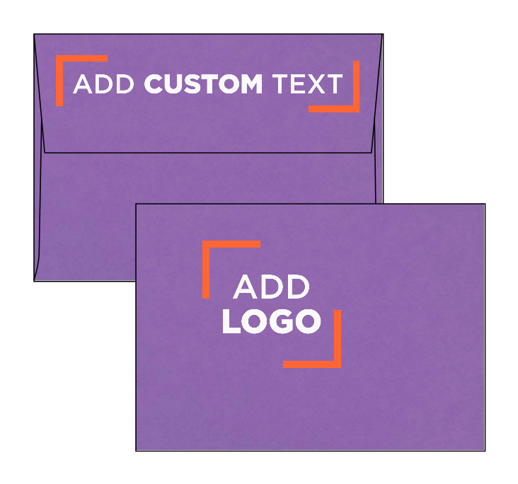 Violet Grape Purple 28lb A1 Invitation Envelopes (3 5/8 x 5 1/8) with Peel & Seal