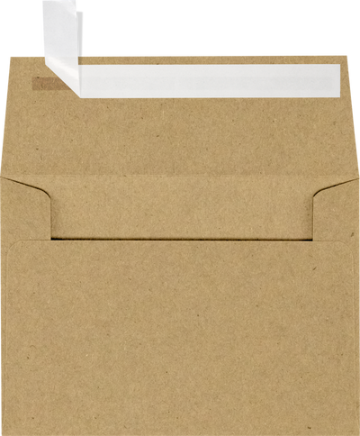 Grocery Bag 28lb A1 Invitation Envelopes (3 5/8 x 5 1/8) with Peel & Seal