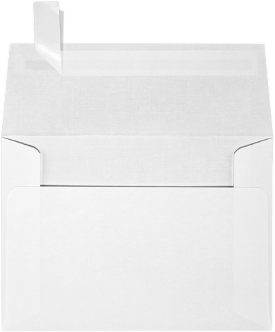 White Linen 32lb A1 Invitation Envelopes (3 5/8 x 5 1/8) with Peel & Seal