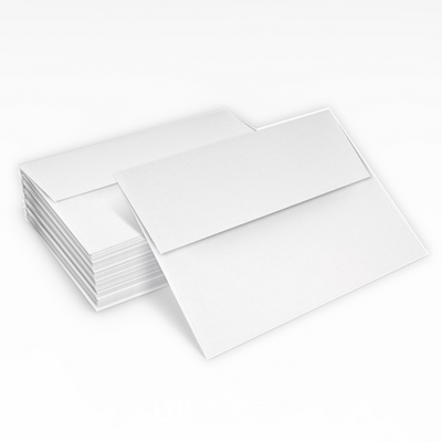 Solar White Linen 28lb Neenah A2 Invitation Premium Envelopes (4 3/8 x 5 3/4)