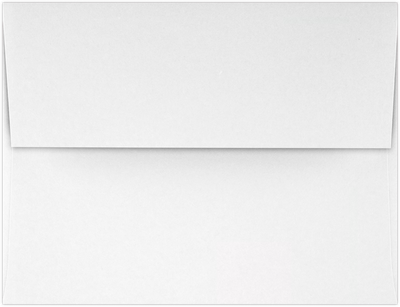 Solar White Linen 28lb Neenah A2 Invitation Premium Envelopes (4 3/8 x 5 3/4)