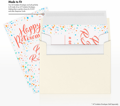 Solar White Linen 28lb Neenah A2 Invitation Premium Envelopes (4 3/8 x 5 3/4)