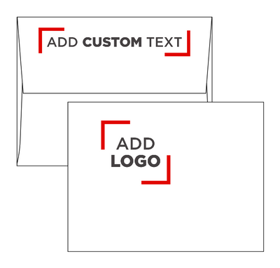 White 100% Cotton 32lb A2 Invitation Envelopes (4 3/8 x 5 3/4) with Peel & Seal