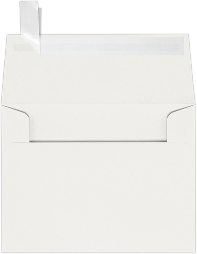 Natural 100% Cotton 32lb A2 Invitation Envelopes (4 3/8 x 5 3/4) with Peel & Seal