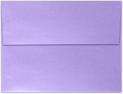 Amethyst Purple Metallic 32lb A4 Invitation Envelopes (4 1/4 x 6 1/4) with Peel & Seal